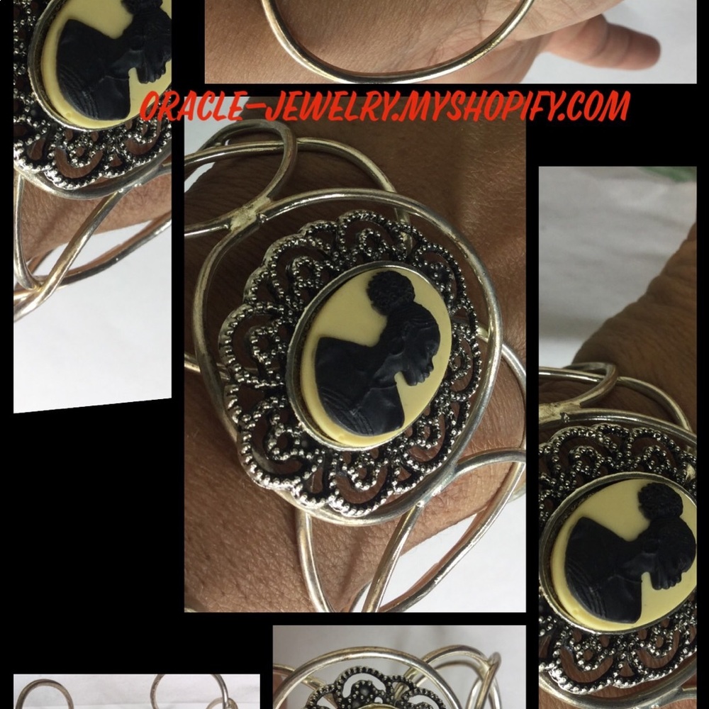 Vintage cameo bracelet